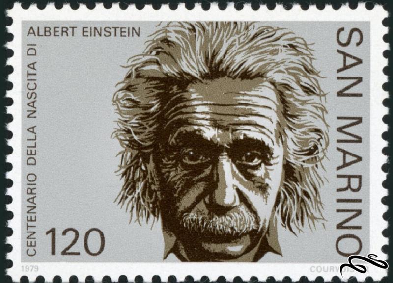افراد برجسته / آلبرت اینشتین Albert Einstein / سن مارینو 1979