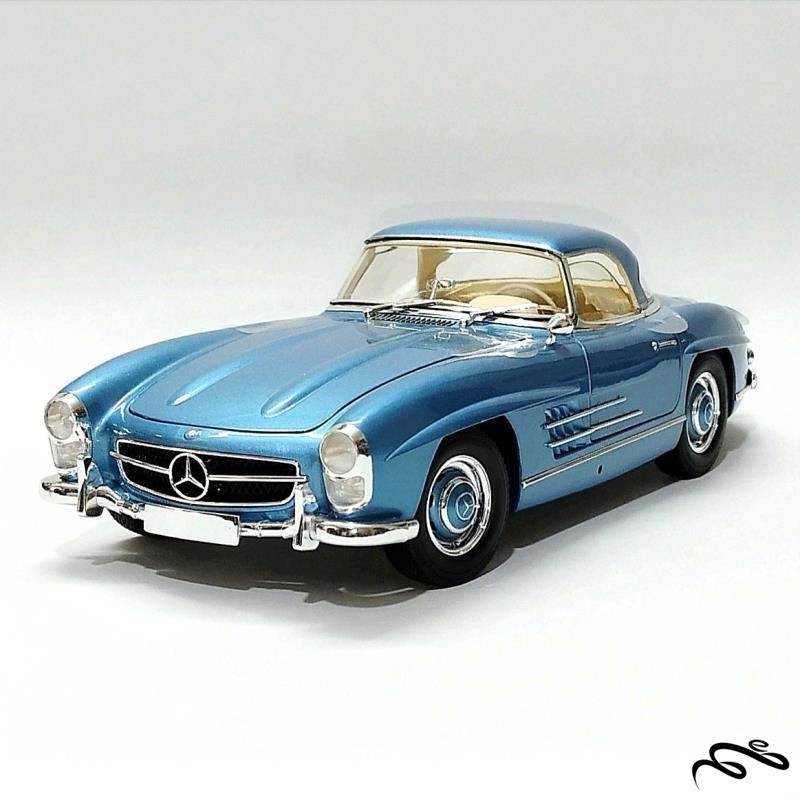 ماکت فلزی مرسدس بنز ۳۰۰sl رودستر مقیاس ۱/۱۸