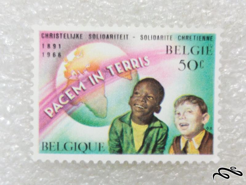 تمبر یادگاری قدیمی و ارزشمند بلژیک (98)6+F
