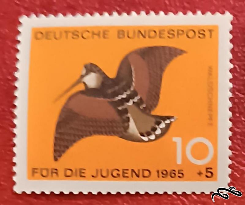 تمبر باارزش قدیمی 1965 المان . پرنده (93)7