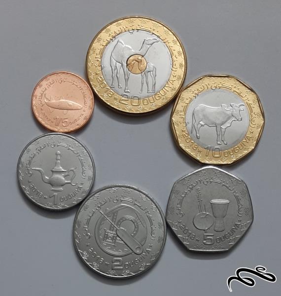 ست کامل و نایاب سکه های موریتانی