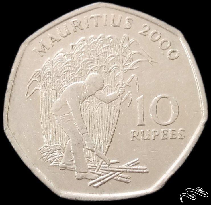 10 روپیه هفت ضلعی 2000 موریس  (گالری بخشایش)