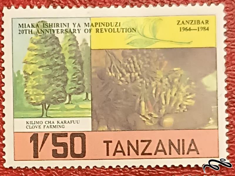 تمبر زیبای باارزش ۱۹۸۵ تانزانیا (۹۲)۴