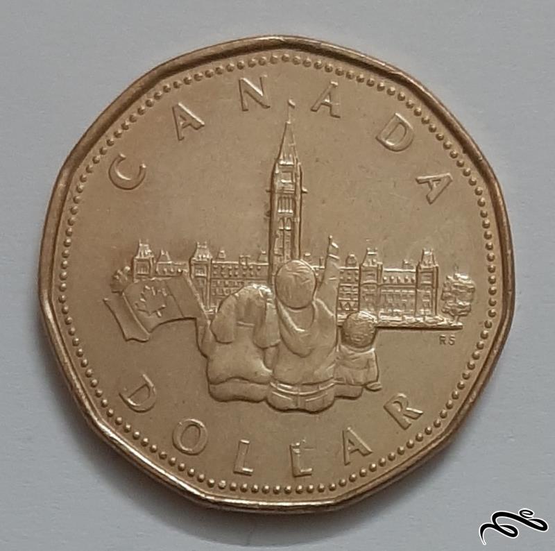 سکه یک دلاری یادبودی کانادا 1992