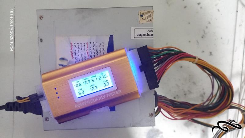 پاور Alfex ATX-600W فن کوچک 24 پین