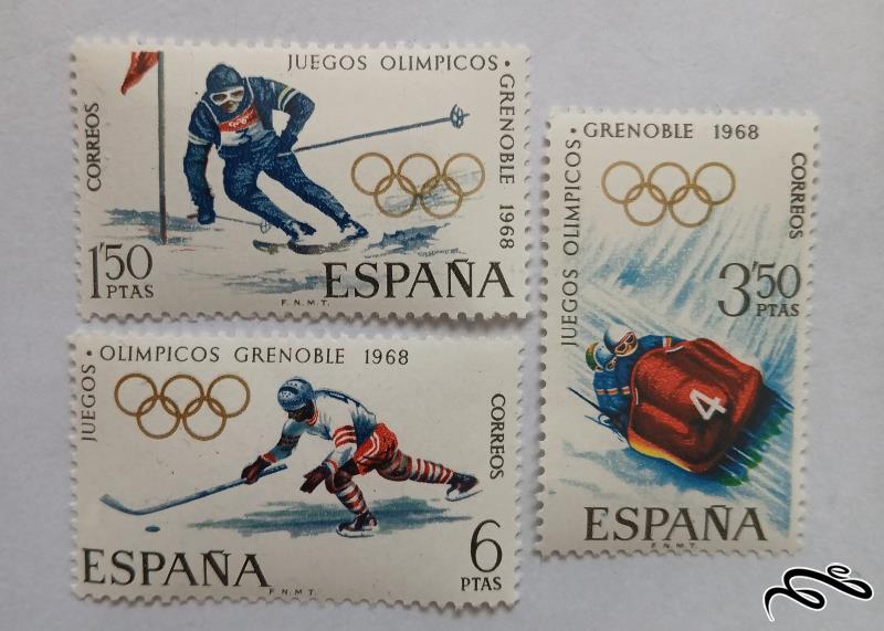 اسپانیا ۱۹۶۸ سری بازی های المپیک زمستانی گرونوبل فرانسه
