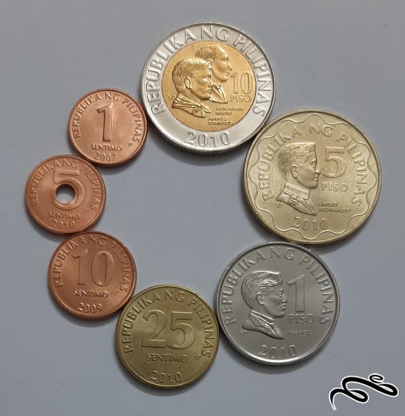 ست کامل سکه های فیلیپین