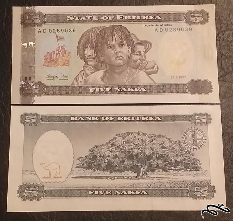 تک اسکناس ۵ ناکفا اریتره