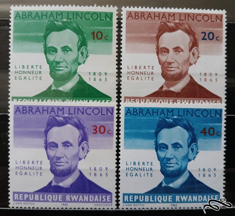 صدمین سالگرد مرگ آبراهام لینکلن / رواندا 1965