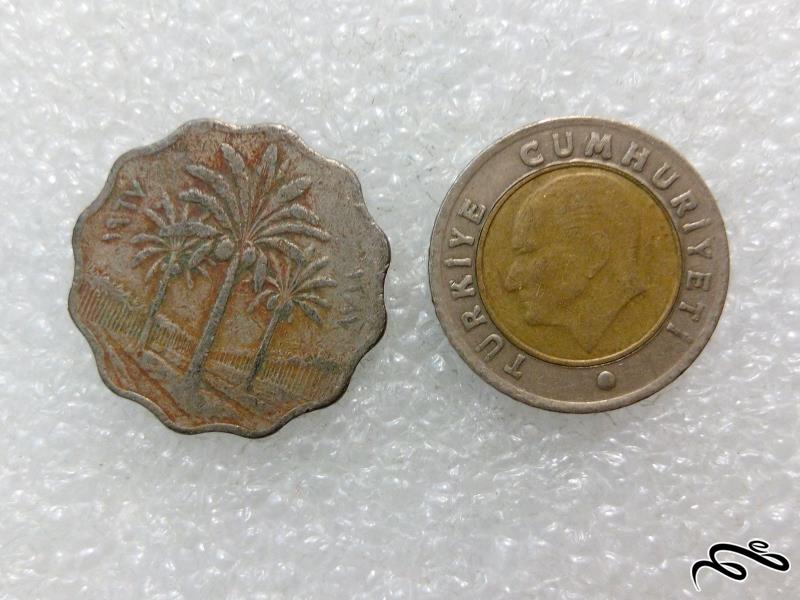 ۲ سکه زیبای عراق و ترکیه (۱)۱۸۲