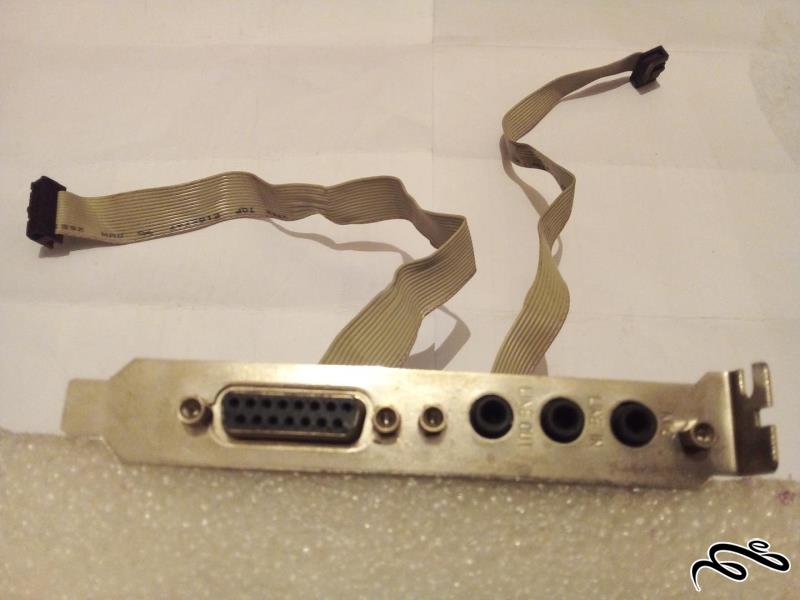 براکت پنل پورت صدا و گیم قدیمی پشت کیس (ک 19)(ب 4)25