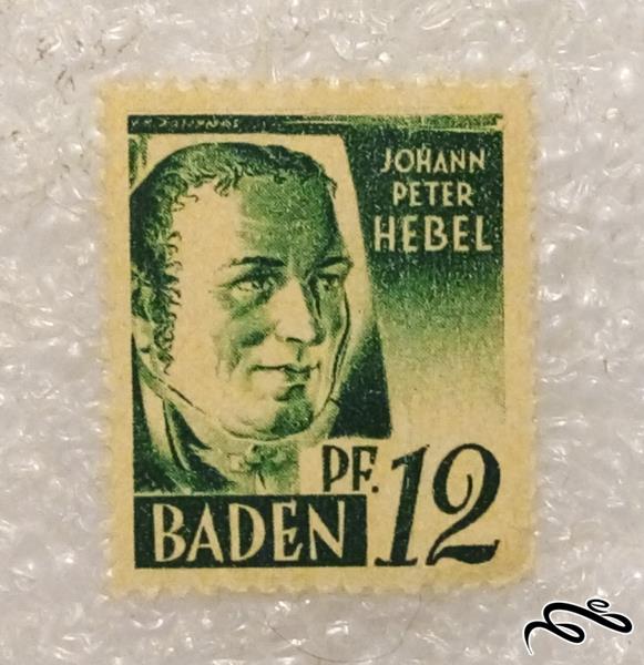 تمبر زیبا و ارزشمند قدیمی BADEN خارجی (۹۶)۳