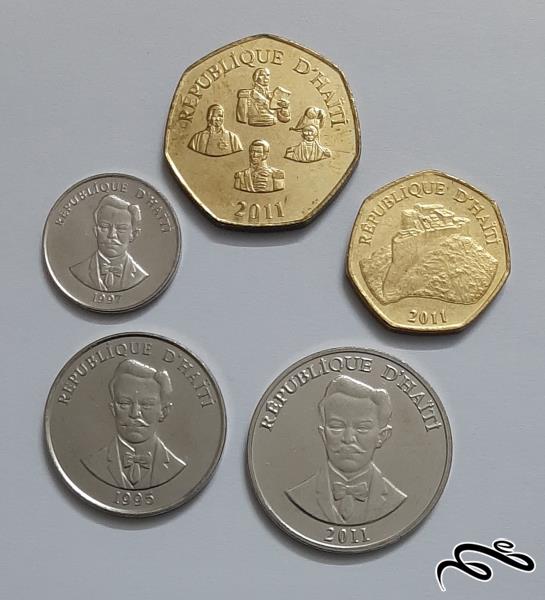 ست کامل سکه های هائیتی