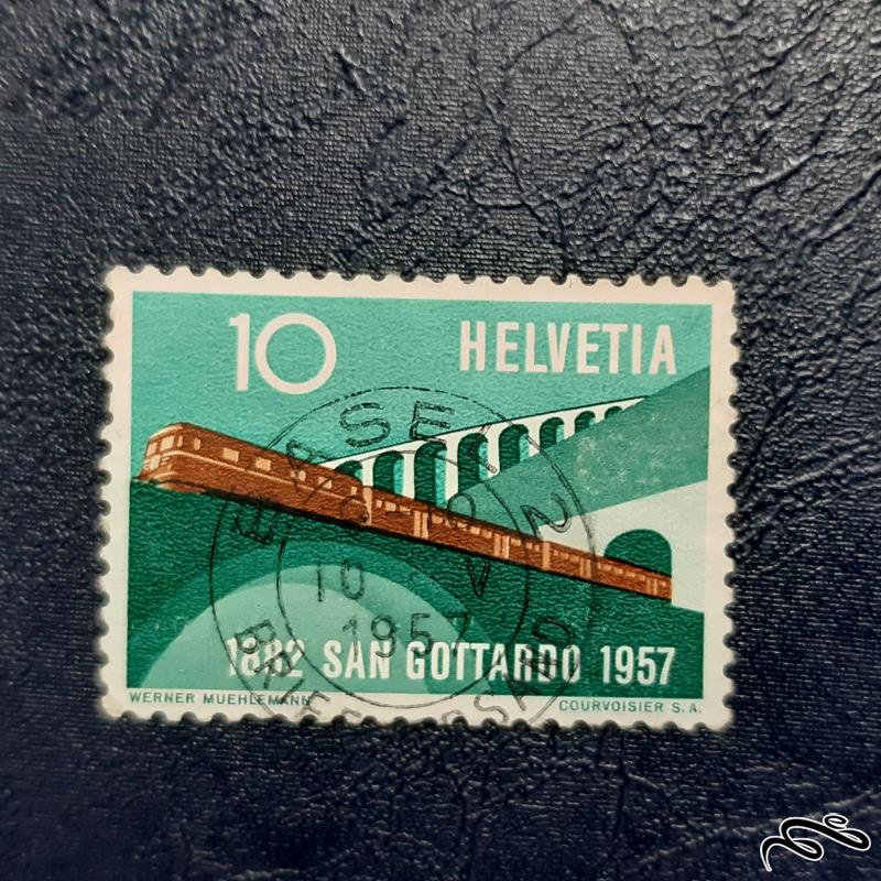 تمبر  سوئیس 1957