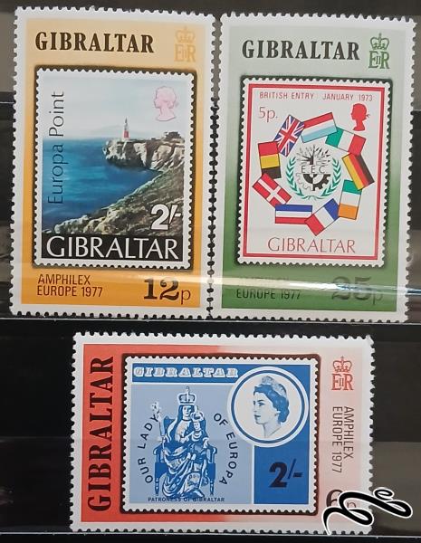 نمایشگاه تمبر آمفیلکس امستردام / جبل الطارق 1977