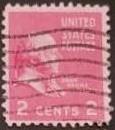 تمبر زیبای قدیمی 2 سنت امریکا شخصیت (94)0