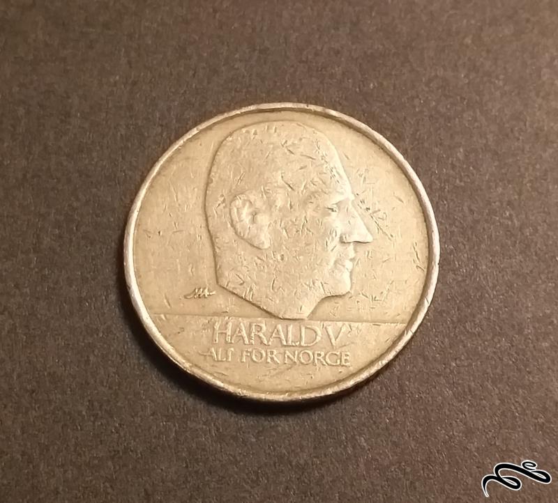 سکه 10 کرونر نروژ 1995