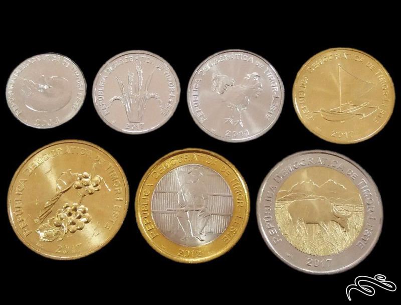 ست 7 عددی فوق کمیاب تیمور شرقی (گالری بخشایش)