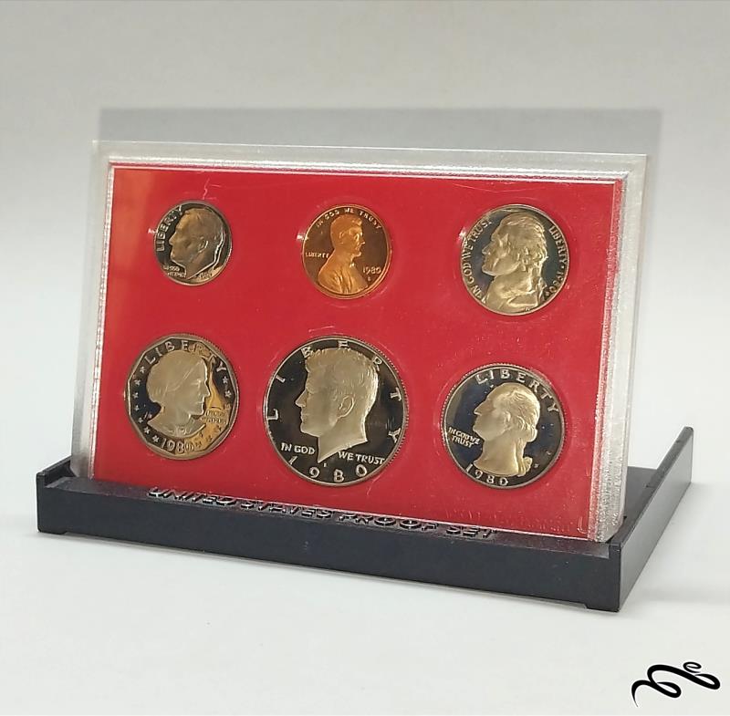 پک پروف سکه های آمریکا 1980