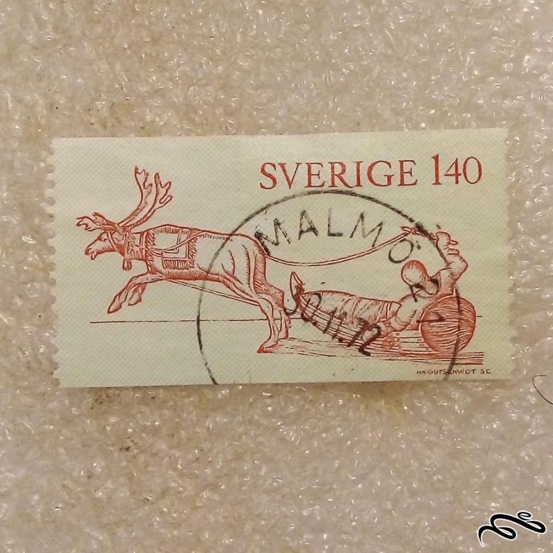 تمبر زیبای باارزش 1972 سوئد . مالمو (93)2