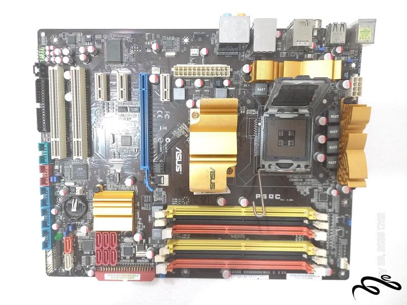مادربرد Asus P5QC سوکت 775 رم DDR2 و DDR3