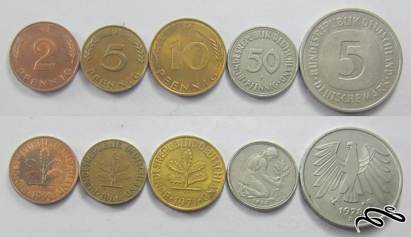 مجموعه سکه های قدیمی آلمان