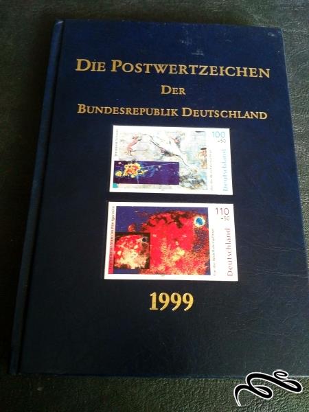 کتاب تمبر سال کامل المان 1999 معروف به یر بوک اورجینال شرکت پست المان