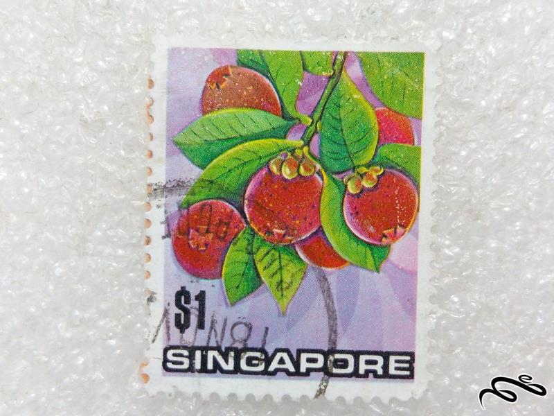 تمبر ارزشمند قدیمی سنگاپور.باطله. (97)5