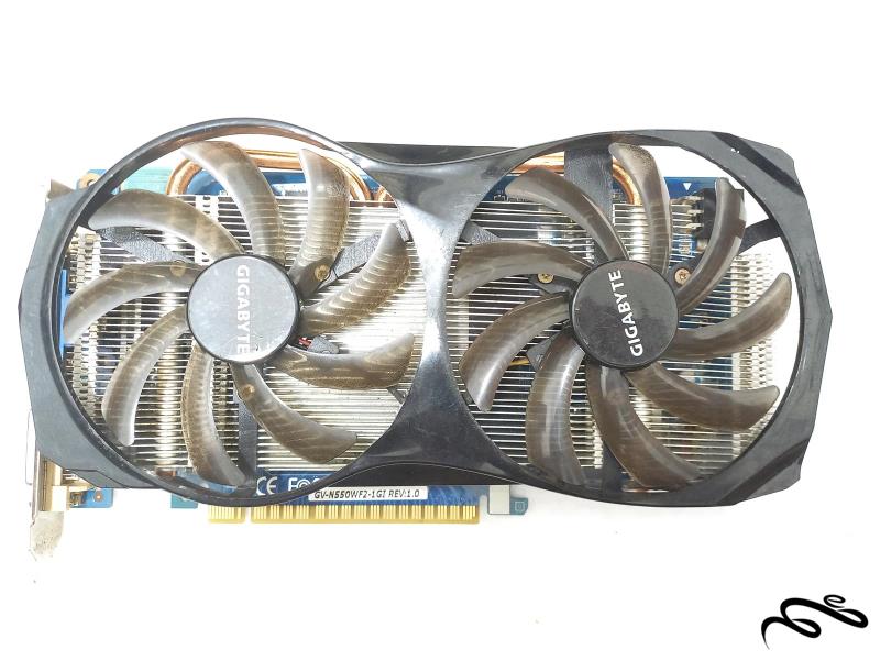 Gigabyte GTX550Ti 1GB GDDR5 192bit نیمه معیوب