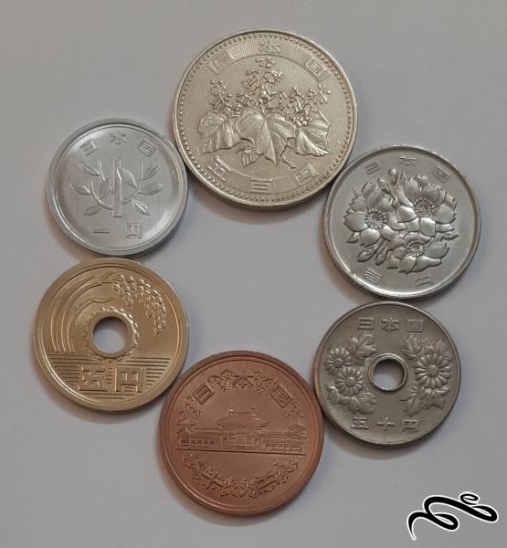 ست کامل سکه های ژاپن