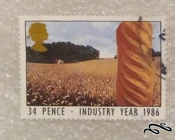 تمبر باارزش قدیمی و کلاسیک ۱۹۸۶ انگلستان (۹۷)۹