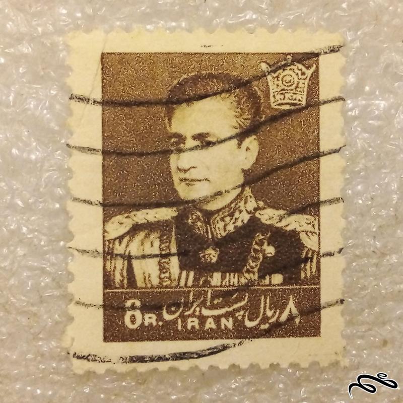 تمبر 1339 پهلوی 8 ریال دهم پستی باطله (96)8