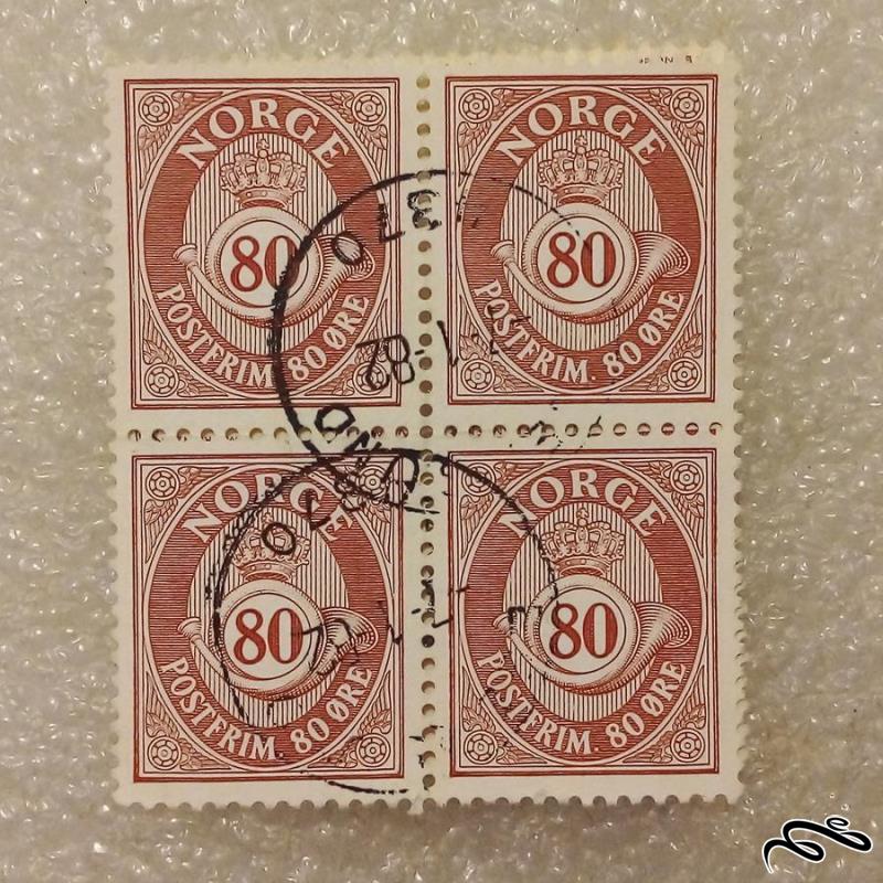 تمبر قدیمی باارزش 1952 نروژ . مالیاتی . باطله (93)4