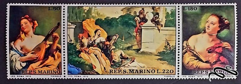 تابلویی اثر جیووانی باتیستا تیه پولو / سن مارینو 1970