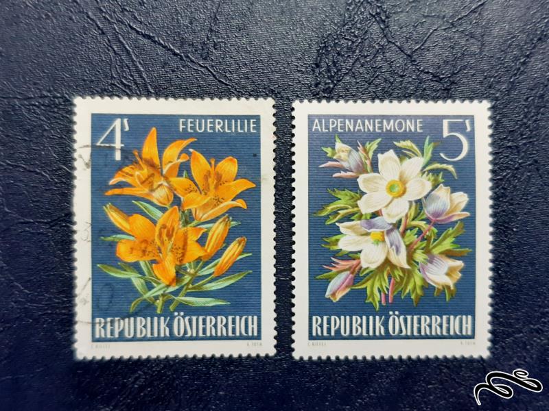 سری تمبر های گل - اتریش