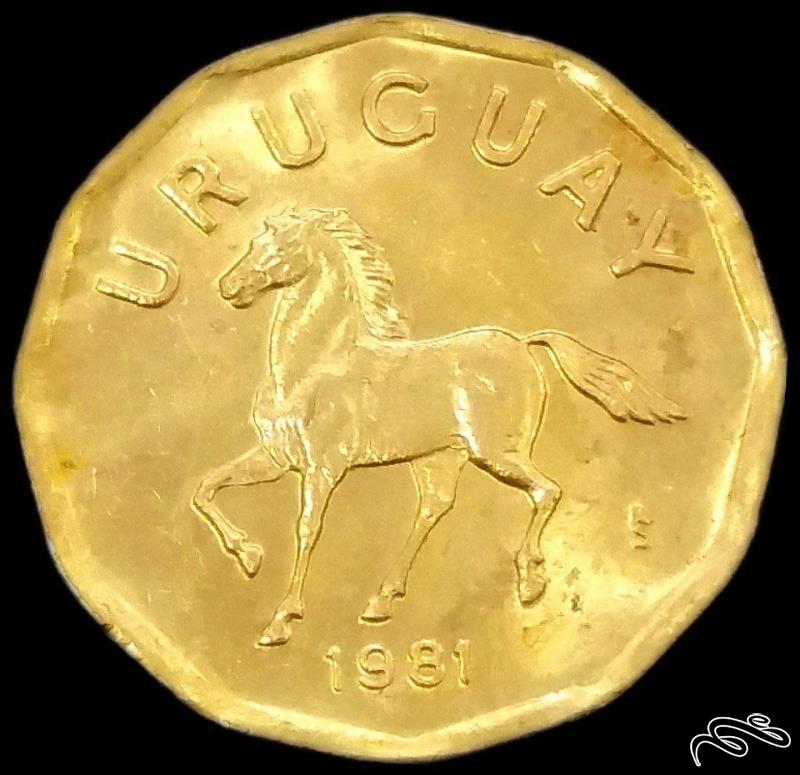 10 سنتسیمو کمیاب 1981 اروگوئه (گالری بخشایش)