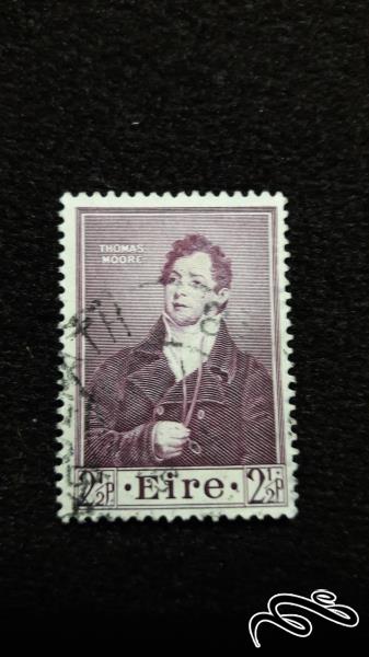 تمبر خارجی قدیمی و کلاسیک ایرلند توماس مور