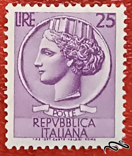 تمبر باارزش قدیمی ۱۹۵۳ پستی ایتالیا . ملکه (۹۳)۹