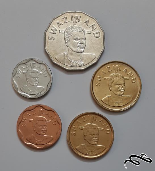 ست کامل سکه های سوازیلند