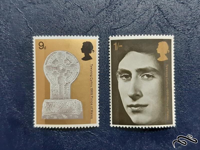 سری تمبر های بریتانیا - 1969