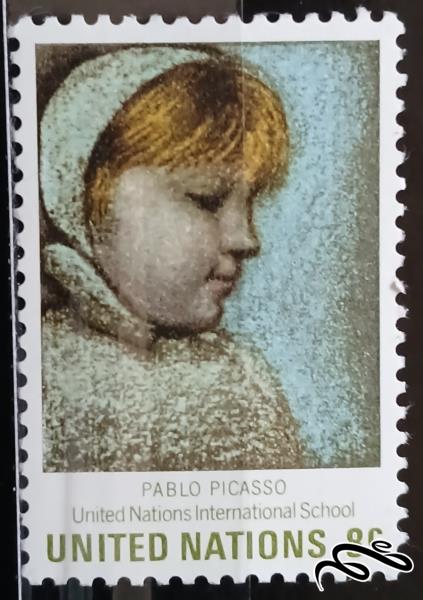 مایا اثر پابلو پیکاسو maia by pablo picasso / سازمان ملل نیویورک 1971