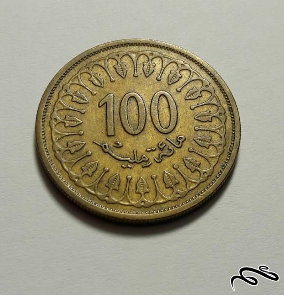 سکه 100 مل تونس سال 2005