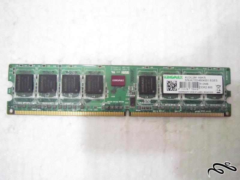رم 512MB DDR2 برند کینگ مکس و کینگستون