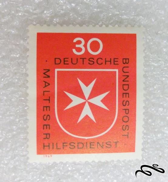 تمبر ارزشمند 1969 فدرال آلمان.زمینه الکترومغناطیس (99)3 F