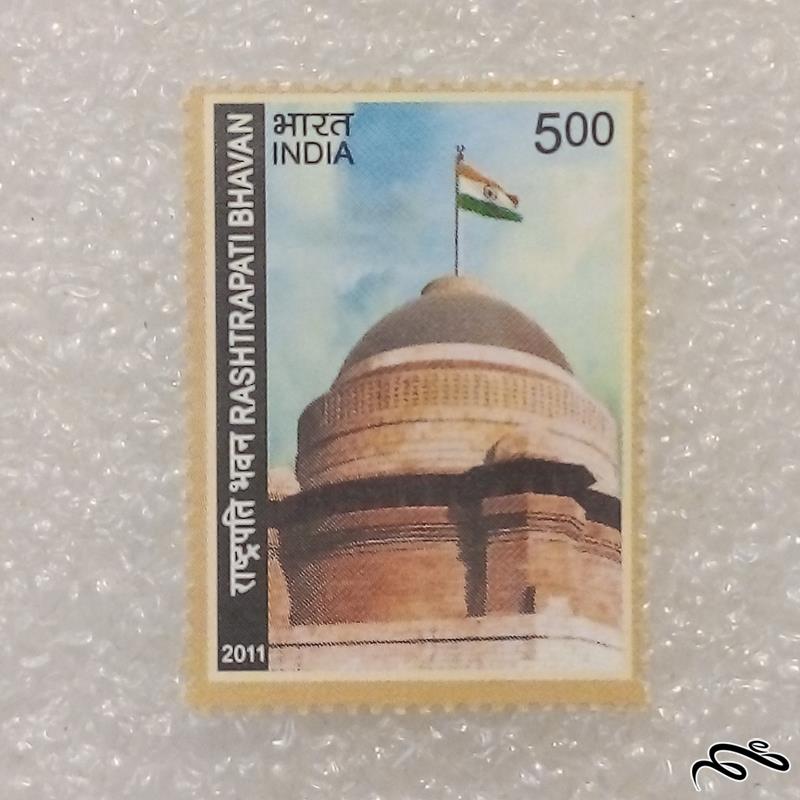 تمبر زیبا و ارزشمند قدیمی هندوستان اقامتگاه راشتراتی باوان (95)5