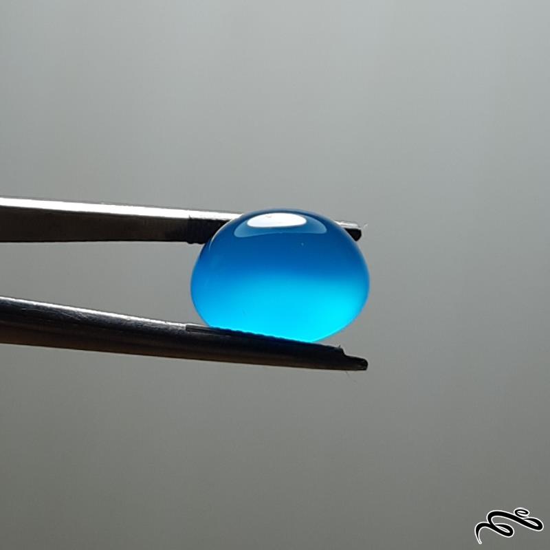 عقیق فیروزه ای رنگ آبدار اصل معدنی