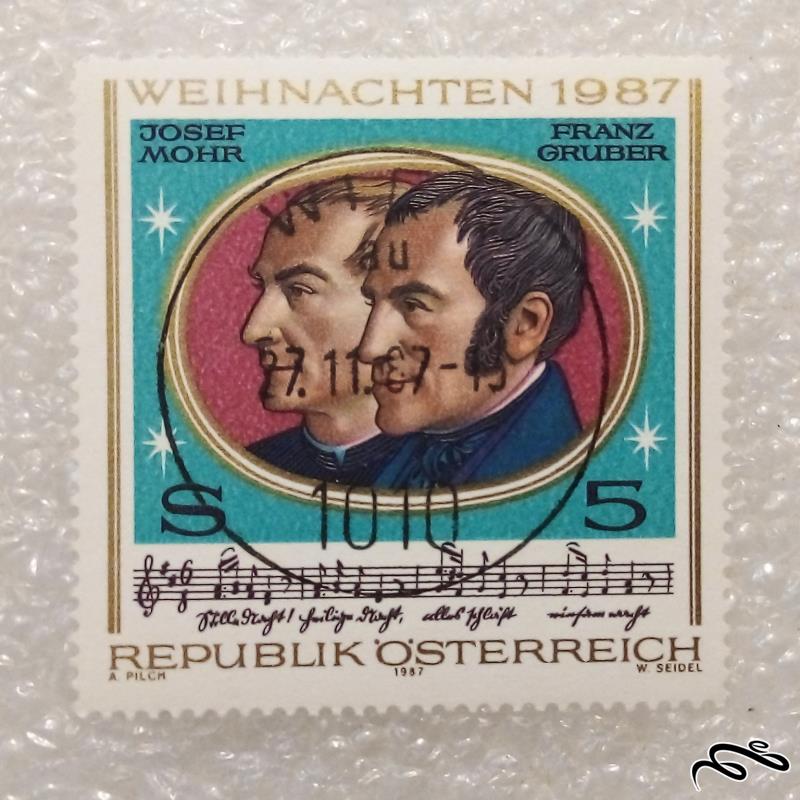 تمبر باارزش قدیمی 1987 اتریش (99)0