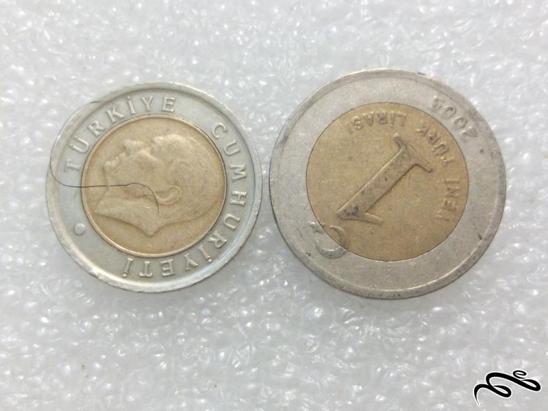 ۲ سکه ارزشمند و زیبای بایمتال ترکیه (۳)۳۲۸