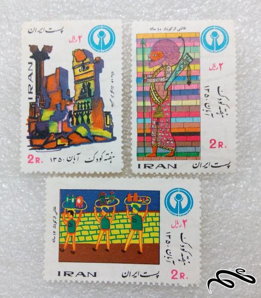 ۳ تمبر ۱۳۵۰ پهلوی هفته کودک (۹۹)۴