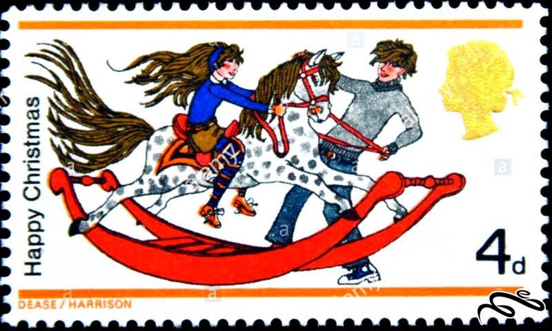 تمبر زیبای ۱۹۶۸ باارزش Christmas Stamps انگلستان (۹۴)۵